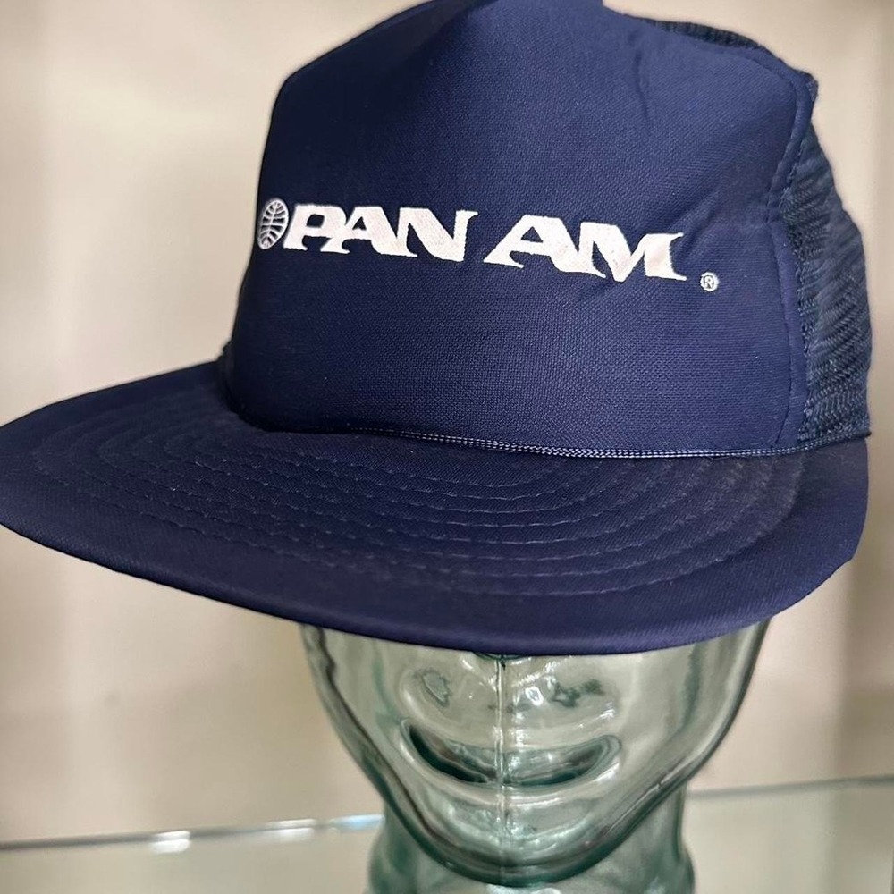Vintage pan am trucker hat